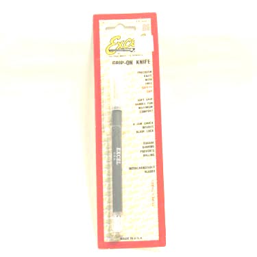 Excel 16023 Gray Grip-On Knife (Carded)